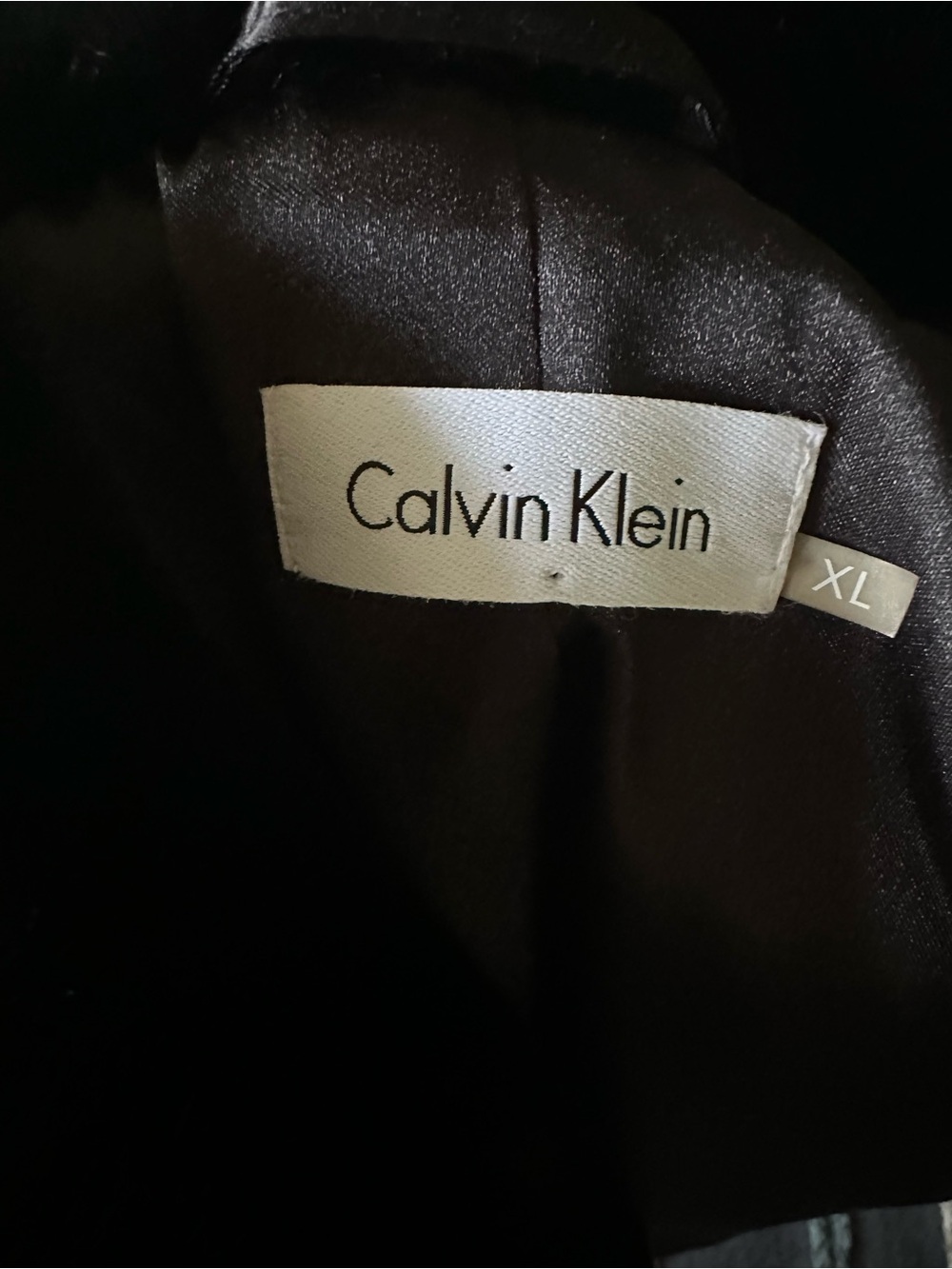Calvin Klein Faux Fur XL Cropped Jacket - Picture 5 of 10